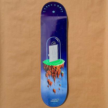 Embellished art print of Portal deck with additional paint details, varnish, signed by Luke Dorny the artist.