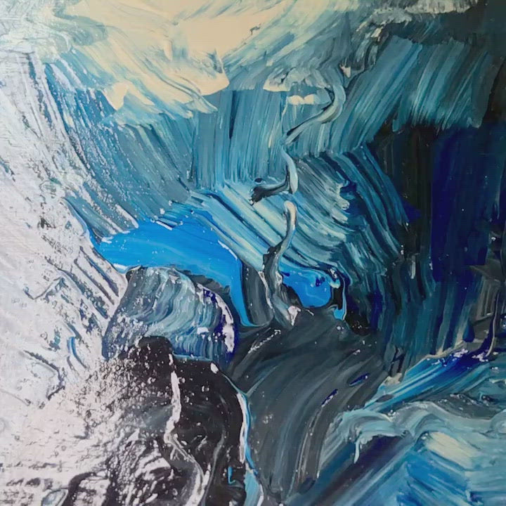 Slow mo video of the acrylic Glacier Panel from Cream Co Luke Dorny